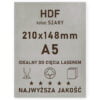HDF 3mm formatka A5 Szary