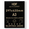 HDF 3mm formatka A3 Czarny