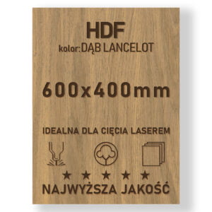 HDF 3mm formatka 600×400 Dąb Lancelot