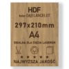 HDF 3mm formatka A4 Dąb Lancelot