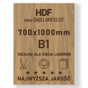 HDF 3mm formatka 1000×700 Dąb Lancelot