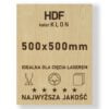 HDF 3mm formatka 500×500 Klon