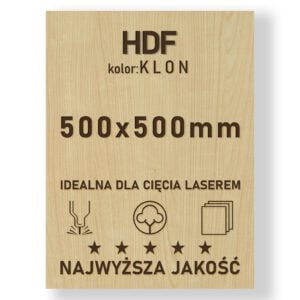 HDF 3mm formatka 500×500 Klon