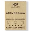 HDF 3mm formatka 600×500 Klon