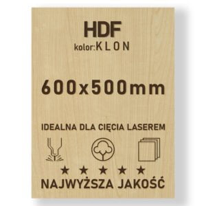 HDF 3mm formatka 600×500 Klon