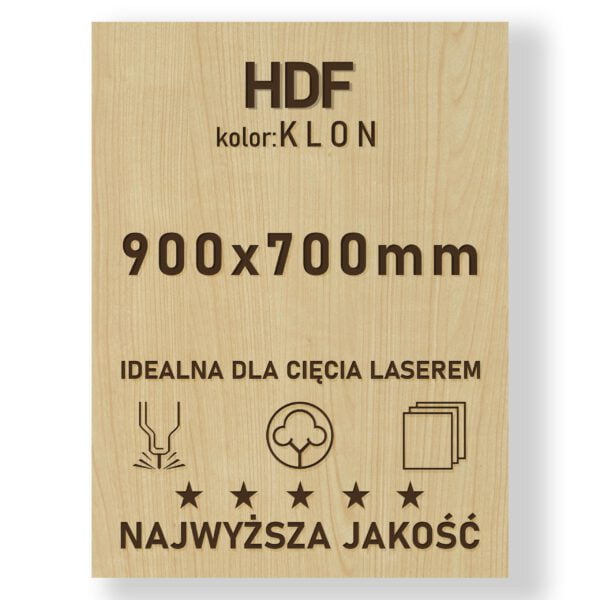 HDF 3mm formatka 900×700 Klon