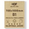 HDF 3mm formatka 1000x700 Klon