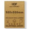 HDF 3mm formatka 500×500 Surowy