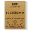 HDF 3mm formatka 600×500 Surowy