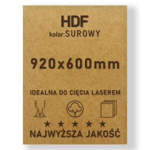 HDF 3mm formatka 920×600 Surowy