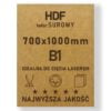 HDF 3mm formatka 1000×700 Surowy
