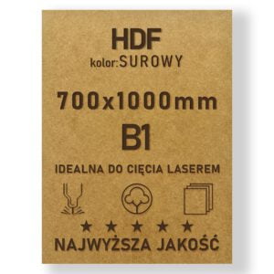 HDF 3mm formatka 1000×700 Surowy