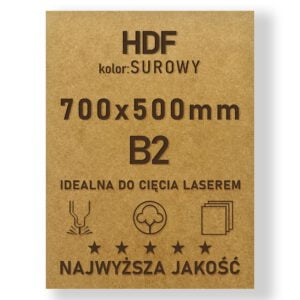 HDF 3mm formatka 700×500 Surowy