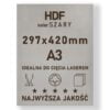 HDF 3mm formatka A3 Szary