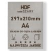 HDF 3mm formatka A4 Szary