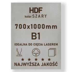 HDF 3mm formatka 1000×700 Szary