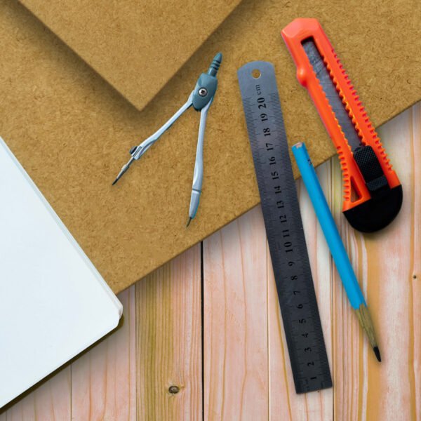 HDF 3mm formatka 400×400 Surowy