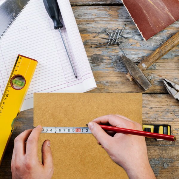 HDF 3mm formatka 400×400 Surowy