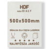 HDF 3mm formatka 500x500 Biały