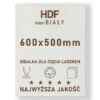 HDF 3mm formatka 600x500 Biały