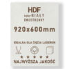 HDF 3mm formatka 920x600 Biały 2str