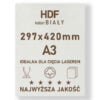 HDF 3mm formatka A3 Biały