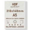 HDF 3mm formatka A5 Biały