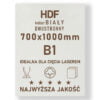 HDF 3mm formatka 1000x700 Biały 2str