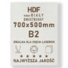 HDF 3mm formatka 700x500 Biały 2str