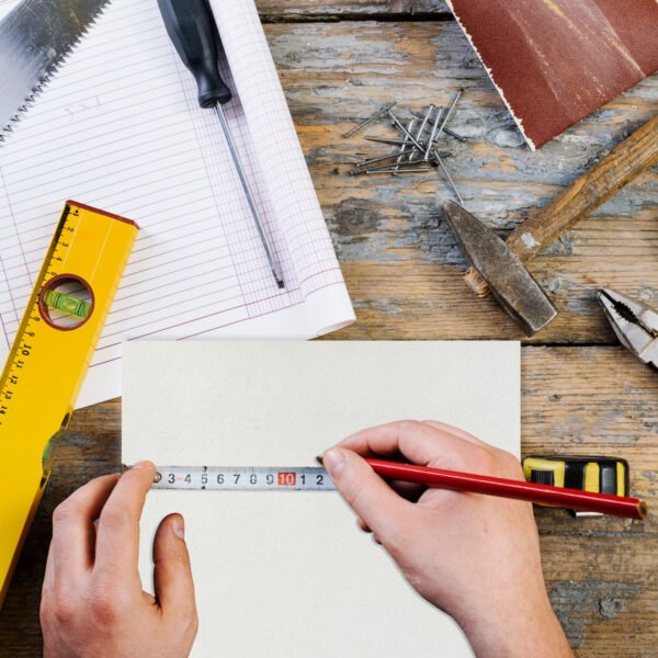 HDF 3mm formatka A4 Biały