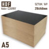 HDF 3mm Pakiet 169 formatek A5 Czarny