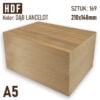HDF 3mm Pakiet 169 formatek A5 Dąb Lancelot
