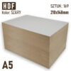 HDF 3mm Pakiet 169 formatek A5 Szary