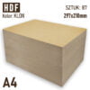 HDF 3mm Pakiet 87 formatek A4 Klon