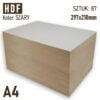 HDF 3mm Pakiet 87 formatek A4 Szary
