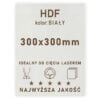 HDF 3mm formatka 300×300 Biały