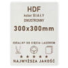 HDF 3mm formatka 300×300 Biały 2str