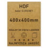 HDF 3mm formatka 400×400 Surowy