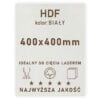 HDF 3mm formatka 400x400 Biały