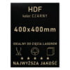 HDF 3mm formatka 400×400 Czarny