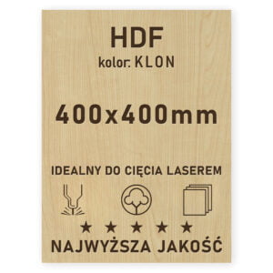 HDF 3mm formatka 400×400 Klon