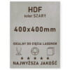 HDF 3mm formatka 400×400 Szary