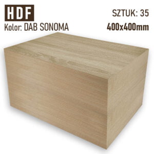 HDF 3mm Pakiet 35 formatek 400x400 Dąb Sonoma