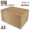 HDF 3mm Pakiet 42 formatek A3 Dąb Lancelot