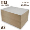 HDF 3mm Pakiet 42 formatek A3 Szary