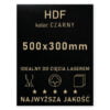 HDF 3mm formatka 500×300 Czarny