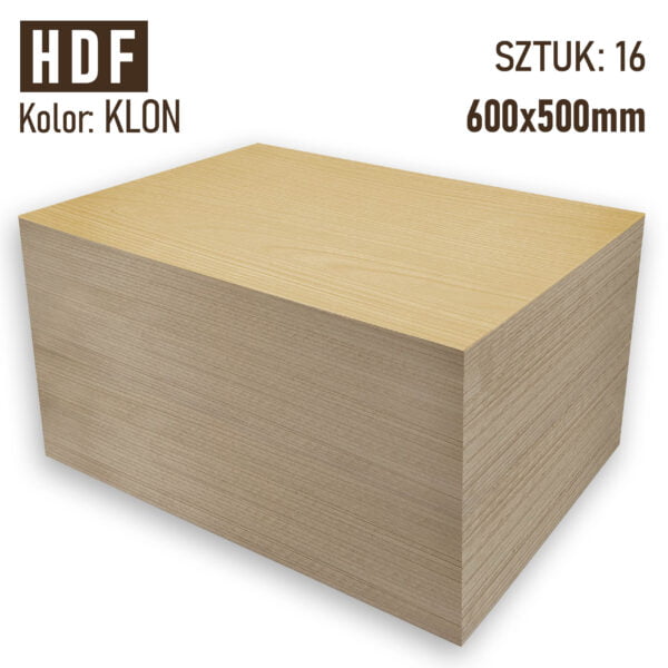 HDF 3mm Pakiet 16 formatek 600×500 Klon