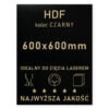 HDF 3mm formatka 600×600 Czarny
