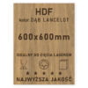 HDF 3mm formatka 600×600 Dąb Lancelot