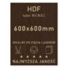 HDF 3mm formatka 600×600 Wenge